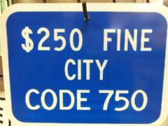 Longwood City Code 750 Sign